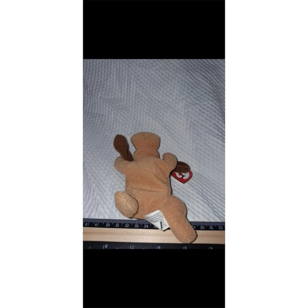 Vintage Ty teenie Beanie‎ Babies Bones the Dog Collectible Plush Toy - Picture 4 of 4